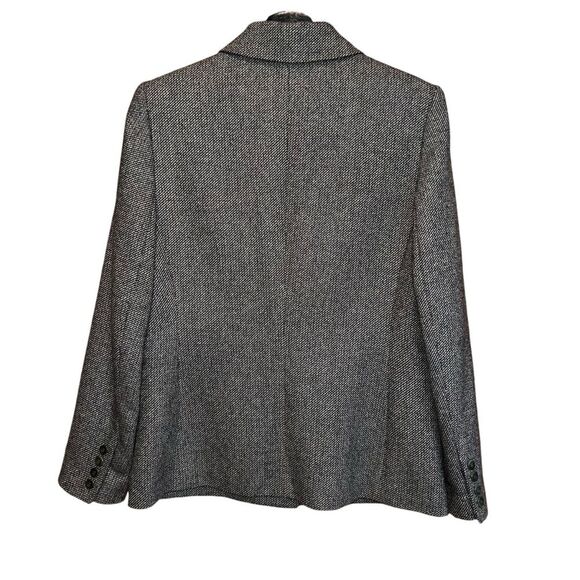 Talbots Wool Tweed Blazer Womens 8 Olive Brown Pockets Classic Jacket - Picture 5 of 15